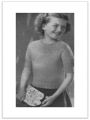 PATTERN #1778 GIRLS MOCK CABLE JUMPER VINTAGE KNITTING