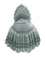 PATTERN #1157 LADIES' SHAWL WITH YOKE VINTAGE CROCHET