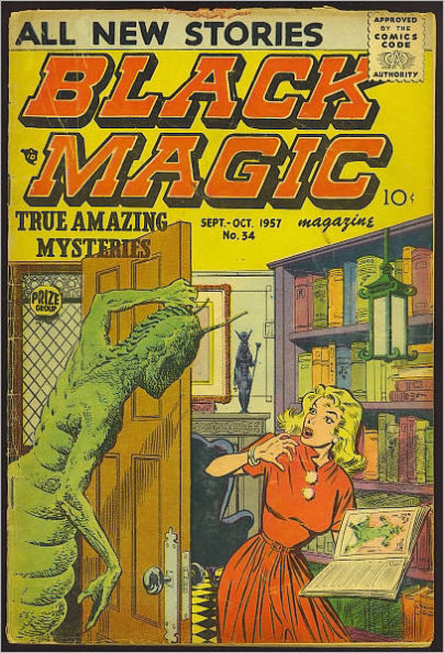 Black Magic Number 34 Horror Comic Book