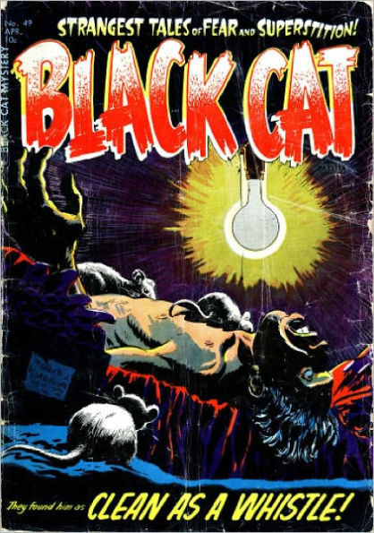 Black Cat Mystery Number 49 Horror Comic Book