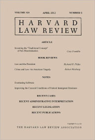 Title: Harvard Law Review: Volume 125, Number 6 - April 2012, Author: Harvard Law Review