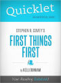 Quicklet on Stephen Covey's First Things First