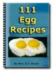 Title: 111 Egg Recipes, Author: S. T. Rorer