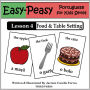 Portuguese Lesson 4: Food & Table Setting (Learn Portuguese Flash Cards)