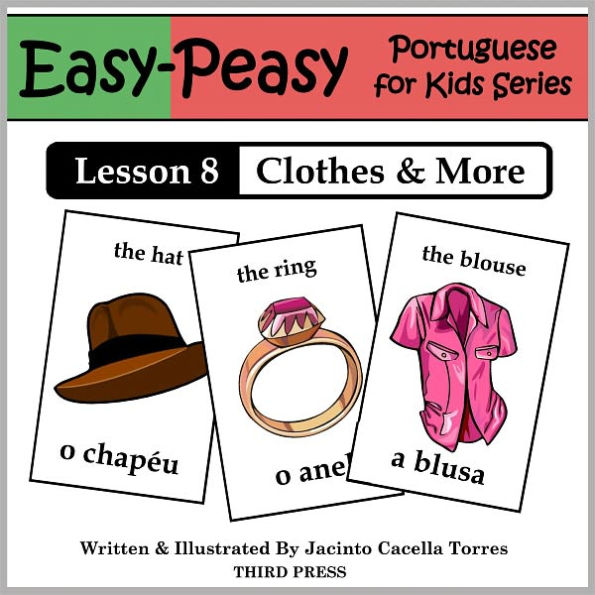 Portuguese Lesson 8: Clothes, Shoes, Jewelry & Accessories (Learn Portuguese Flash Cards)