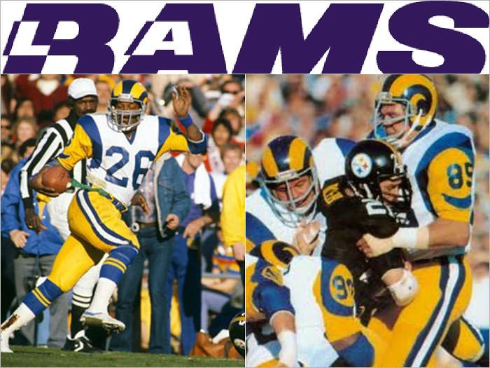 NFL Team Stories: The Story of the Los Angeles Rams (Hardcover) 