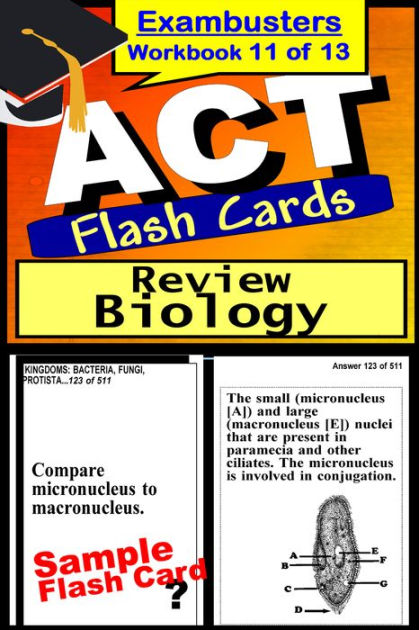 act-test-biology-review-act-science-flashcards-act-prep-exam-workbook