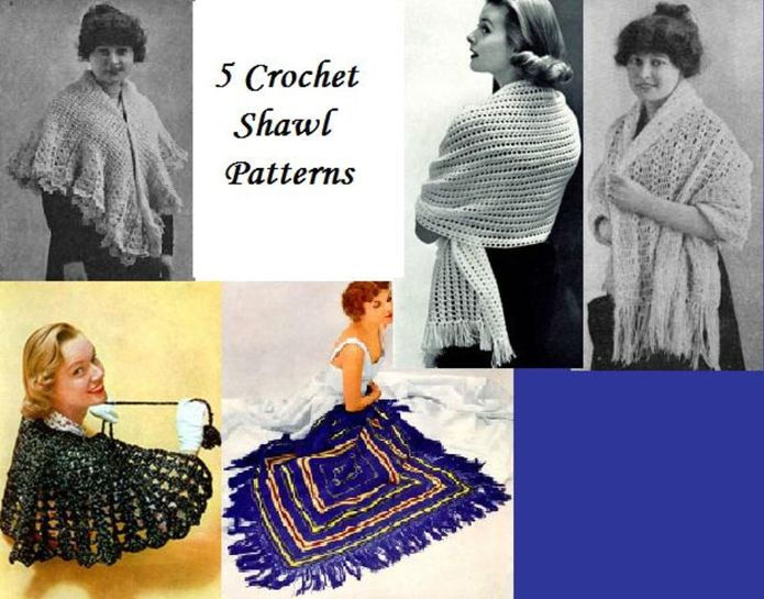 5 Crochet Shawl Patterns by Unknown NOOK Book (eBook) Barnes & Noble®