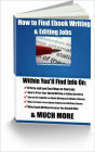 How to Find Ebook Writing and Editing Jobs