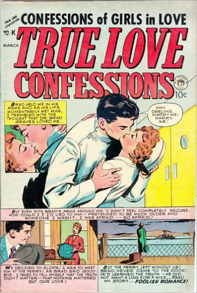 True Love Confessions Number 6 Love Comic Book