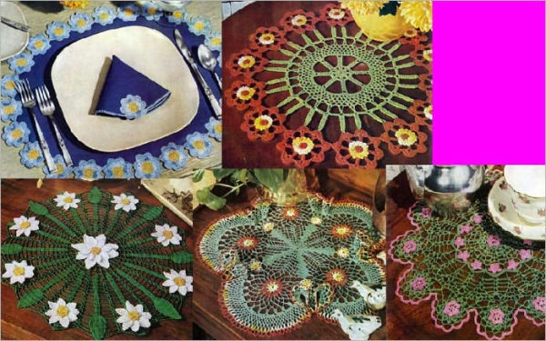 Unusual Floral Doily Patterns For Crochet