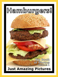 Just Hamburger Sandwich Photos! Big Book of Photographs & Pictures of Hamburgers Sandwiches, Vol. 1