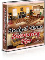 Budget Home Decorating Tips