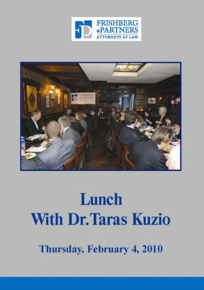 Lunch with Dr. Taras Kuzio