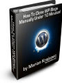 Clone WP Blogs Manually
