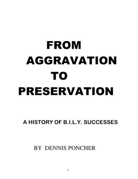 FROM AGGRAVATION TO PRESERVATION