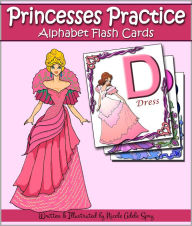 Princesses Practice the Alphabet with Flash Cards