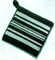Striped Hot Dish Holder Vintage Pattern