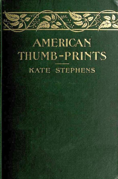 AMERICAN THUMB-PRINTS, Mettle Of Our Men And Women