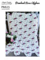 PA623-R Pinwheel Rose Afghan Crochet Pattern