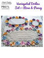 PB071-R Variegated Doilies 1 - Rose & Pansy Crochet Pattern
