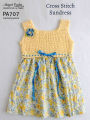 Crochet Pattern Girls Cross Stitch Sundress PA707-R