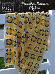 Title: PA621-R Remember Summer Afghan Crochet Pattern, Author: Maggie Weldon