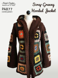 Title: PA877-R Granny Square Hooded Coat Crochet Pattern, Author: MAggie Weldon
