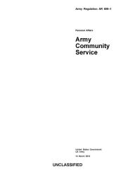 Title: Army Regulation AR 608-1 Personal Affairs Army Community Service Center 13 March 2013, Author: United States Government US Army