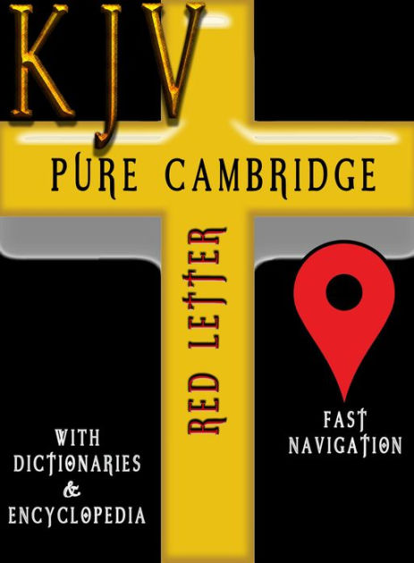 Cambridge Bible KJV Red Letter Concordance French Morocco Red Leather 23kt Gold Cambridge Bible KJV Red Letter Concordance French Morocco Red Leather 23kt Gold