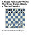 A Chess Opening for White: The King's Indian Attack, a Fischer Favorite