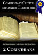 Commentary Critical and Explanatory on the Whole Bible - Book of 2nd Corinthians