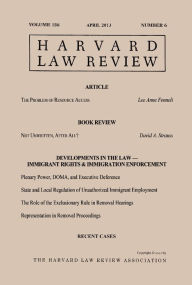 Title: Harvard Law Review: Volume 126, Number 6 - April 2013, Author: Harvard Law Review