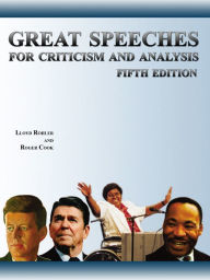 Title: Great Speeches for Criticism and Analysis 5th Edition, Author: Roger Cook