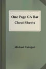One Page CA Bar Cheat Sheets - REAL PROPERTY