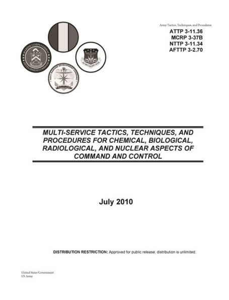 Army Tactics, Techniques, and Procedures ATTP 3-11.36 MULTI-SERVICE TACTICS, TECHNIQUES, AND PROCEDURES FOR CHEMICAL, BIOLOGICAL, RADIOLOGICAL, AND NUCLEAR ASPECTS OF COMMAND AND CONTROL