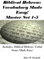 Biblical Hebrew: Vocabulary Made Easy! Master Flash Card Set 1-5
