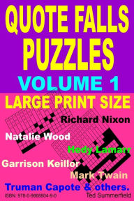 Title: Quote Falls Puzzles, Author: Ted Summerfield
