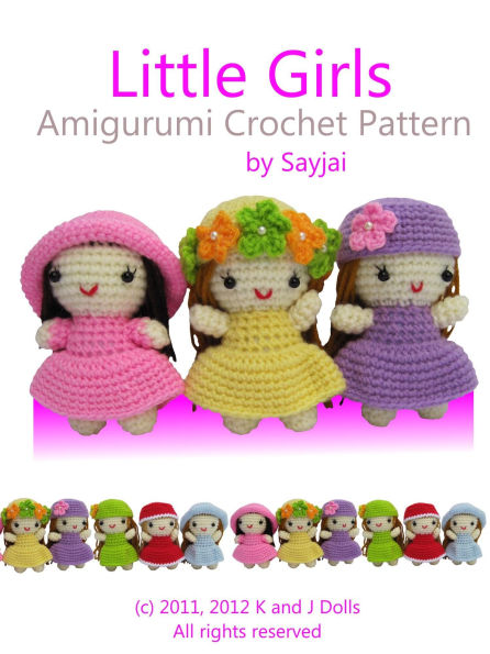 Little Girls Amigurumi Crochet Pattern