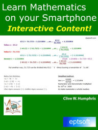 Title: Learn Mathematics on Your Smartphone, Author: Clive W. Humphris