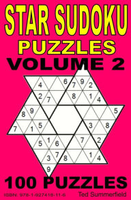 Title: Star Sudoku Puzzles. Volume 2., Author: Ted Summerfield