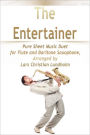 The Entertainer Pure Sheet Music Duet for Flute and Baritone Saxophone, Arranged by Lars Christian Lundholm