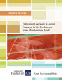 Evaluation Lessons of a Global Financial Crisis for Asia and ADB (Learning Lessons, #1)