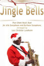 Jingle Bells Pure Sheet Music Duet for Alto Saxophone and Baritone Saxophone, Arranged by Lars Christian Lundholm