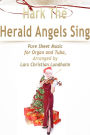 Hark The Herald Angels Sing Pure Sheet Music for Organ and Tuba, Arranged by Lars Christian Lundholm