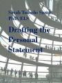 Drafting the Personal Statement