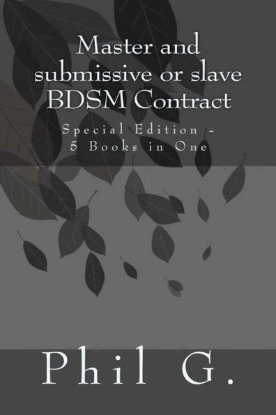 Master and Female Submissive or Slave BDSM Contract: Special Edition - 5 eBooks in One