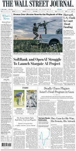 Wall Street Journal - annual subscription
