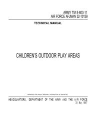 CHILDREN’S OUTDOOR PLAY AREAS