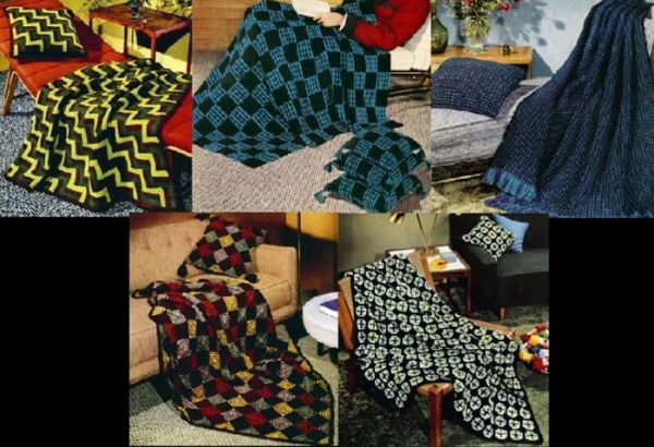 Wow! Crocheted Afghan Patterns with Matching Pillows